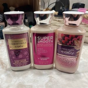 A thousand wishes - bath and body works lotion